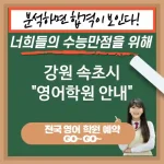 강원 속초시 영어교육 지속 가능한 경쟁력📈 영어 교육 중요성✨ (✅국제적으로 인정받는 역량💡 ✅다양한 직업 선택 가능📊 ✅문제 해결 능력 향상🛠️)