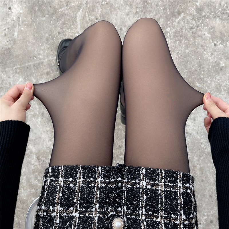 [1+1] 착시스타킹 시스루 살색 기모 검스 페이크 스타킹 골프 사용 후기