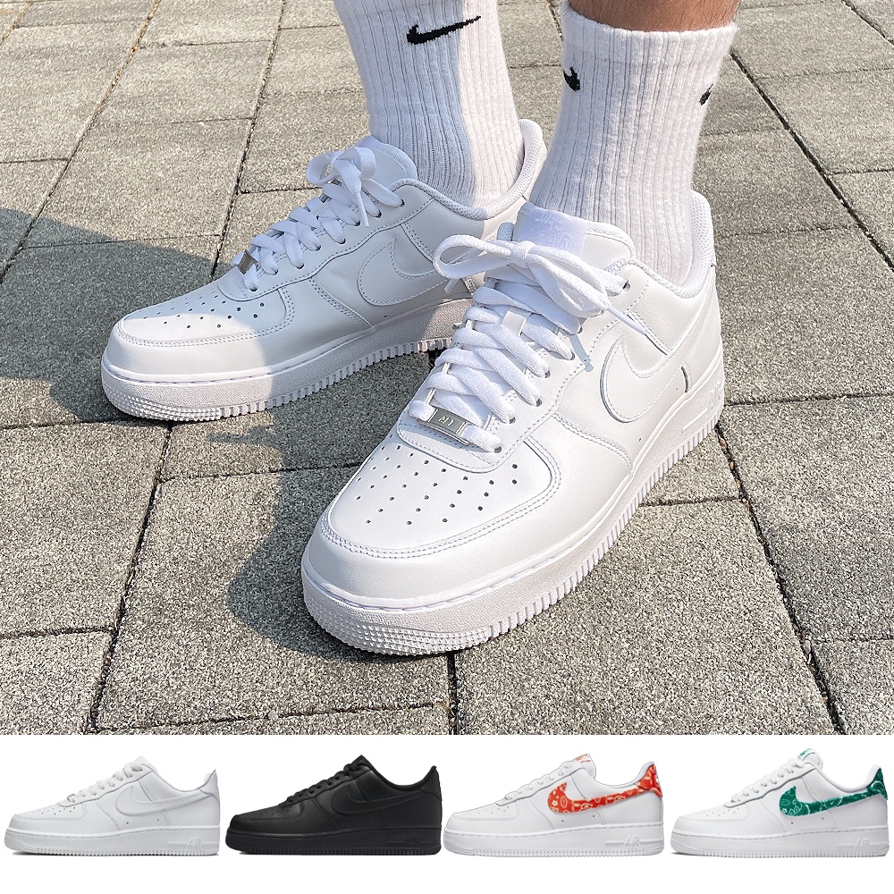 “나이키 에어 포스 1 07 로우 올백 블랙” 후기, 가성비 최고란 이런 것