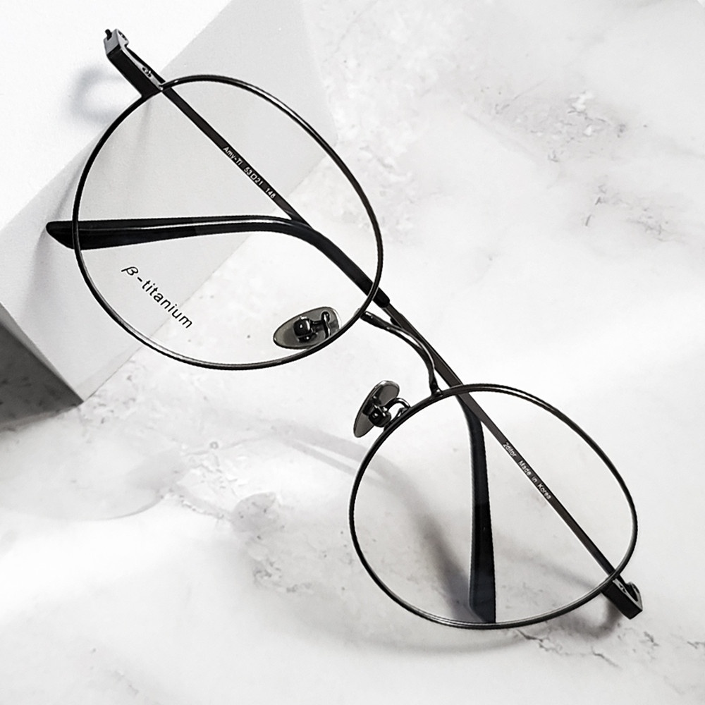 “블루라이트 차단 안경 티타늄 가벼운 빅 오버 사이즈 실버 금테 안경테” 추천템, 장단점 총정리