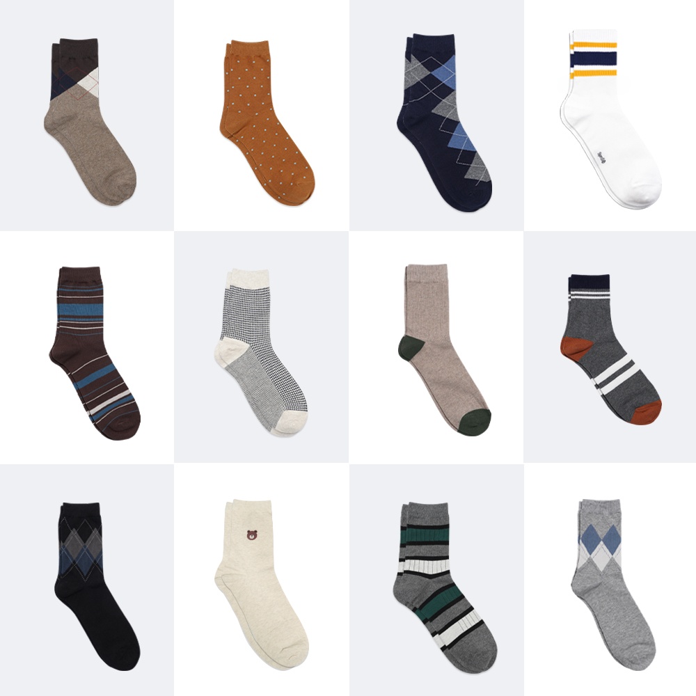 삭피엔스 남자 패션 정장 신사 캐주얼 중목 양말 기획전 N배송 사용 후기