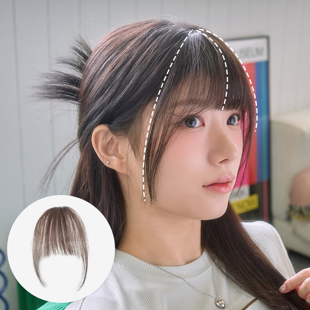 “수시뱅 시스루뱅 테일 소프트 풀뱅 100% 인모 앞머리 가발 헤어피스” 솔직리뷰, 이게 정말 필수템이야?