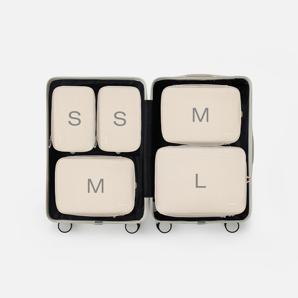 여행 필수템 브랜든 압축 파우치 세트 S+S+M+M+L 후기