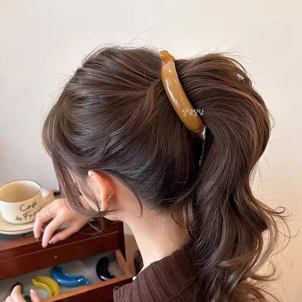 “유광 포니테일집게핀 무광 긴머리 로우번 바나나핀” 솔직 사용 후기, 정말 깔끔해요