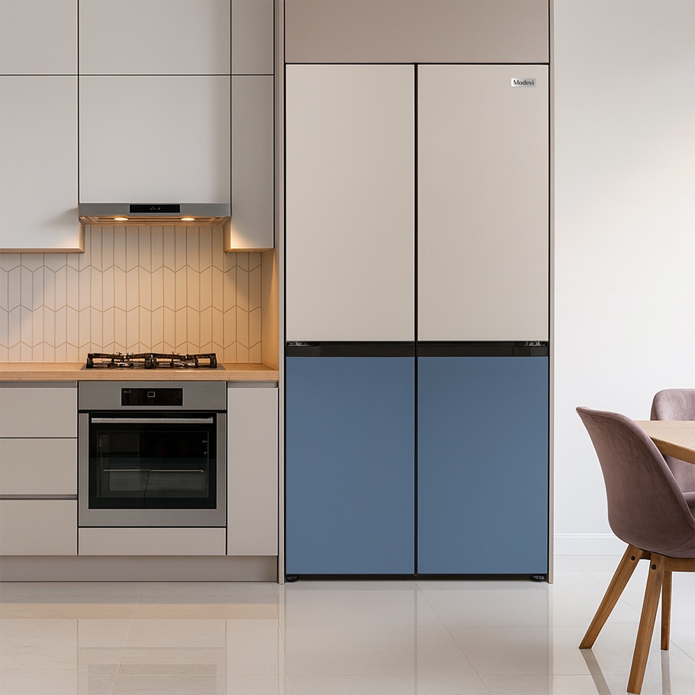 “CRK 4도어 양문형 냉장고 474L 코타그레이블루” 진짜 사용 후기