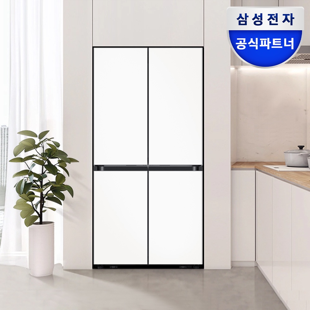 삼성 비스포크 AI 냉장고 25년형 4도어, 집에서 느끼는 프리미엄 품질