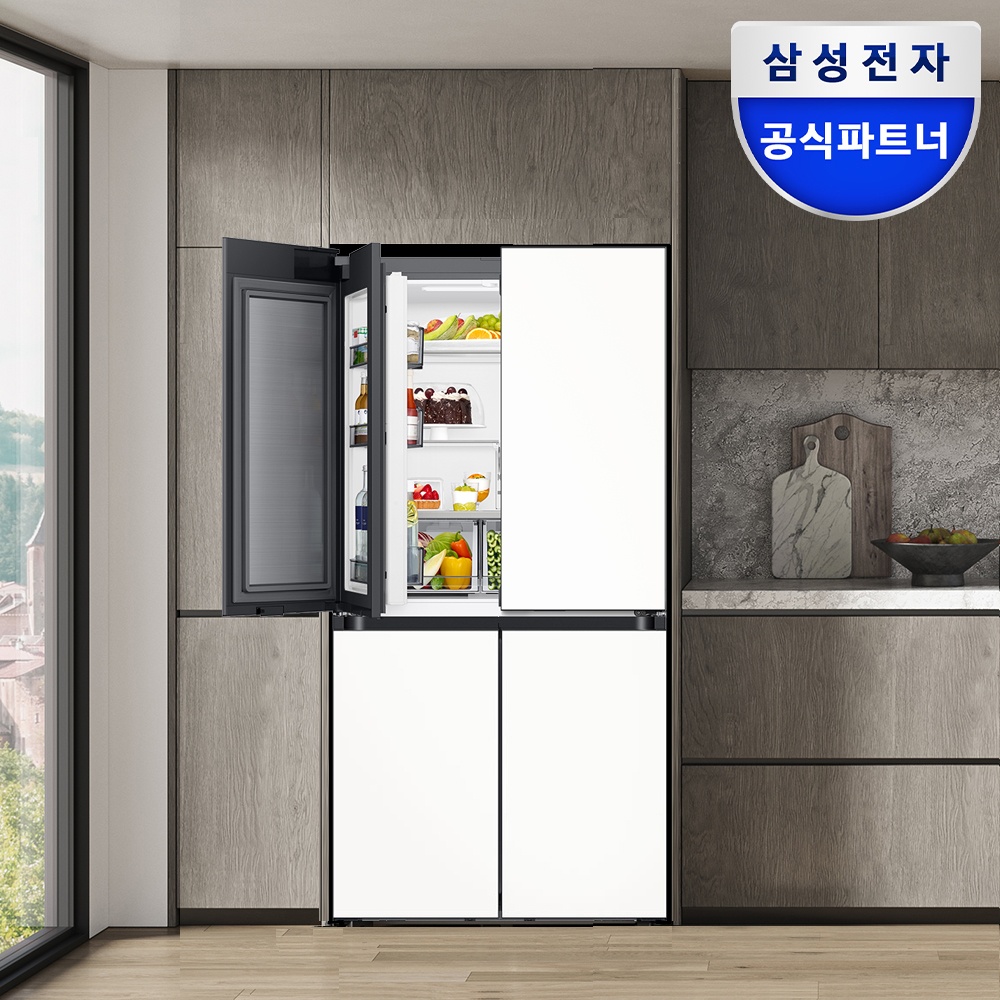 삼성 비스포크 AI 냉장고 25년형 4도어 키친핏Max RM70F63M2Z 푸드쇼케이스 솔직 사용 후기