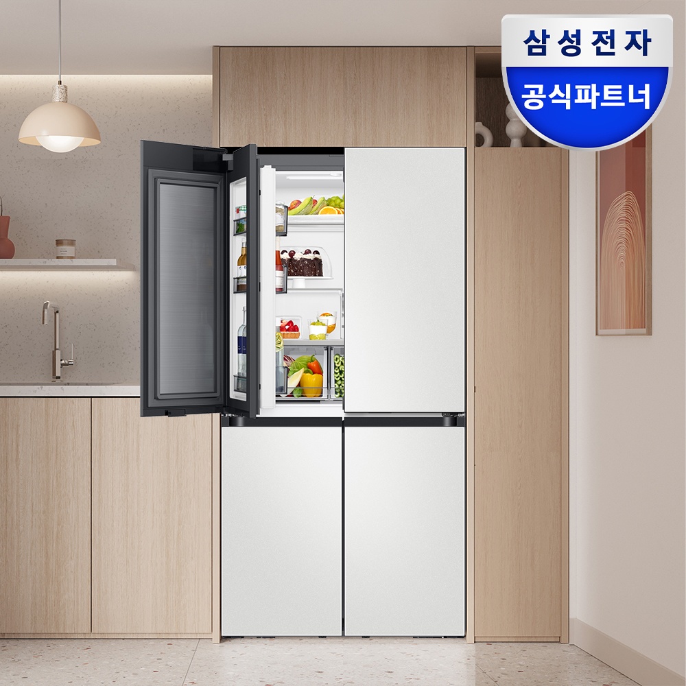 삼성 비스포크 AI 냉장고 25년형 4도어 키친핏Max RM70F63M2A 푸드쇼케이스 솔직 사용 후기
