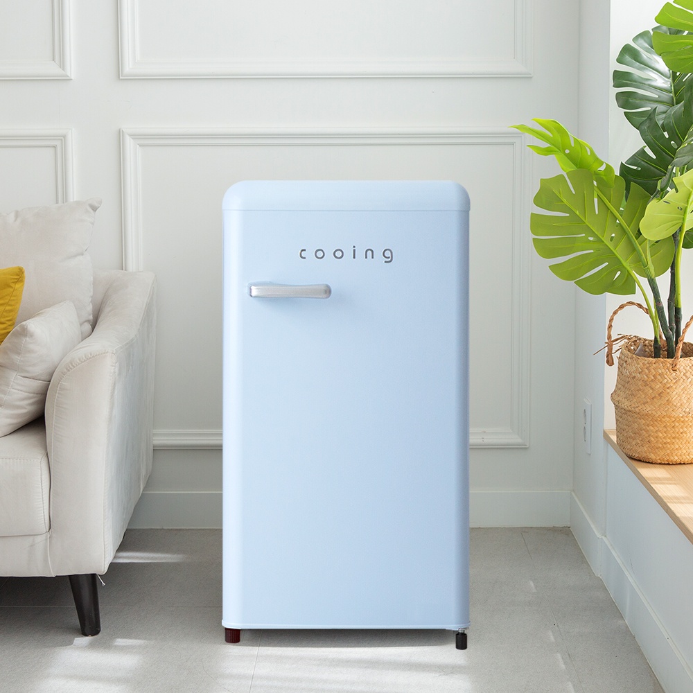 “쿠잉 레트로 미니냉장고 REF-90CN 블루” 솔직 리뷰, 가정 필수템 인정