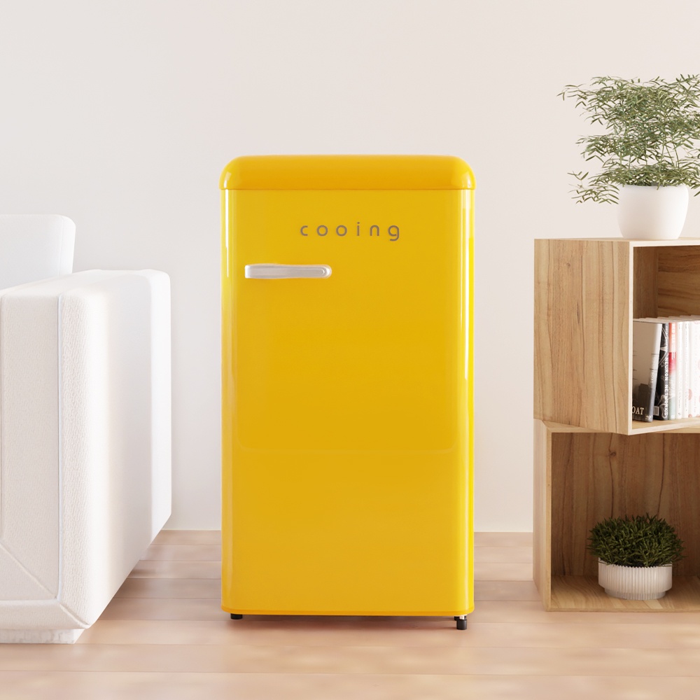 “쿠잉 레트로 미니냉장고 REF-S92” 솔직 사용 후기 – 내 방의 필수템