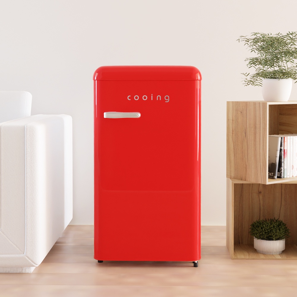 “쿠잉 레트로 미니냉장고 REF-S92” 후기, 원룸 필수템으로 인정